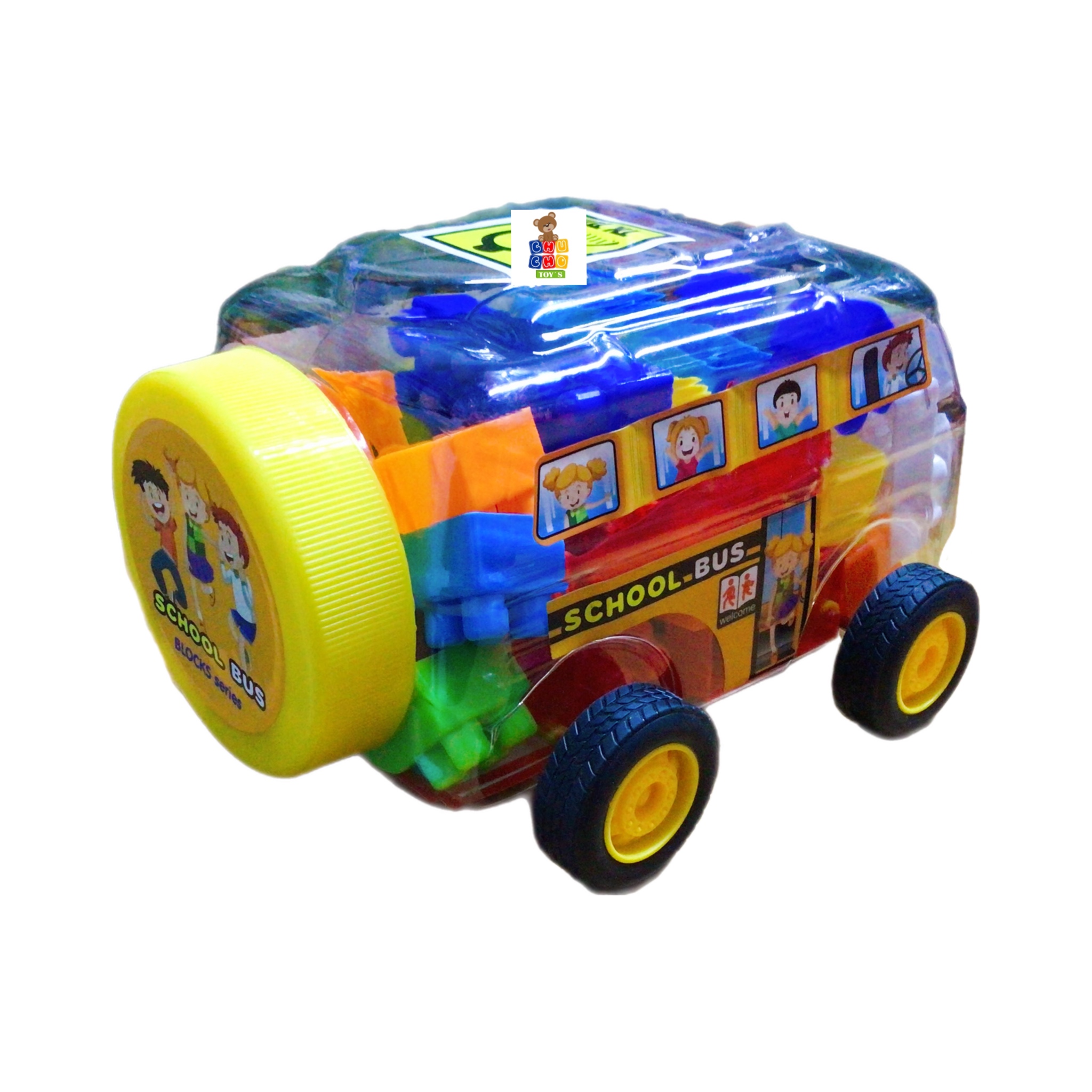 Camioneta Didáctica Con Fichas Juguete Blocks Game 80pz
