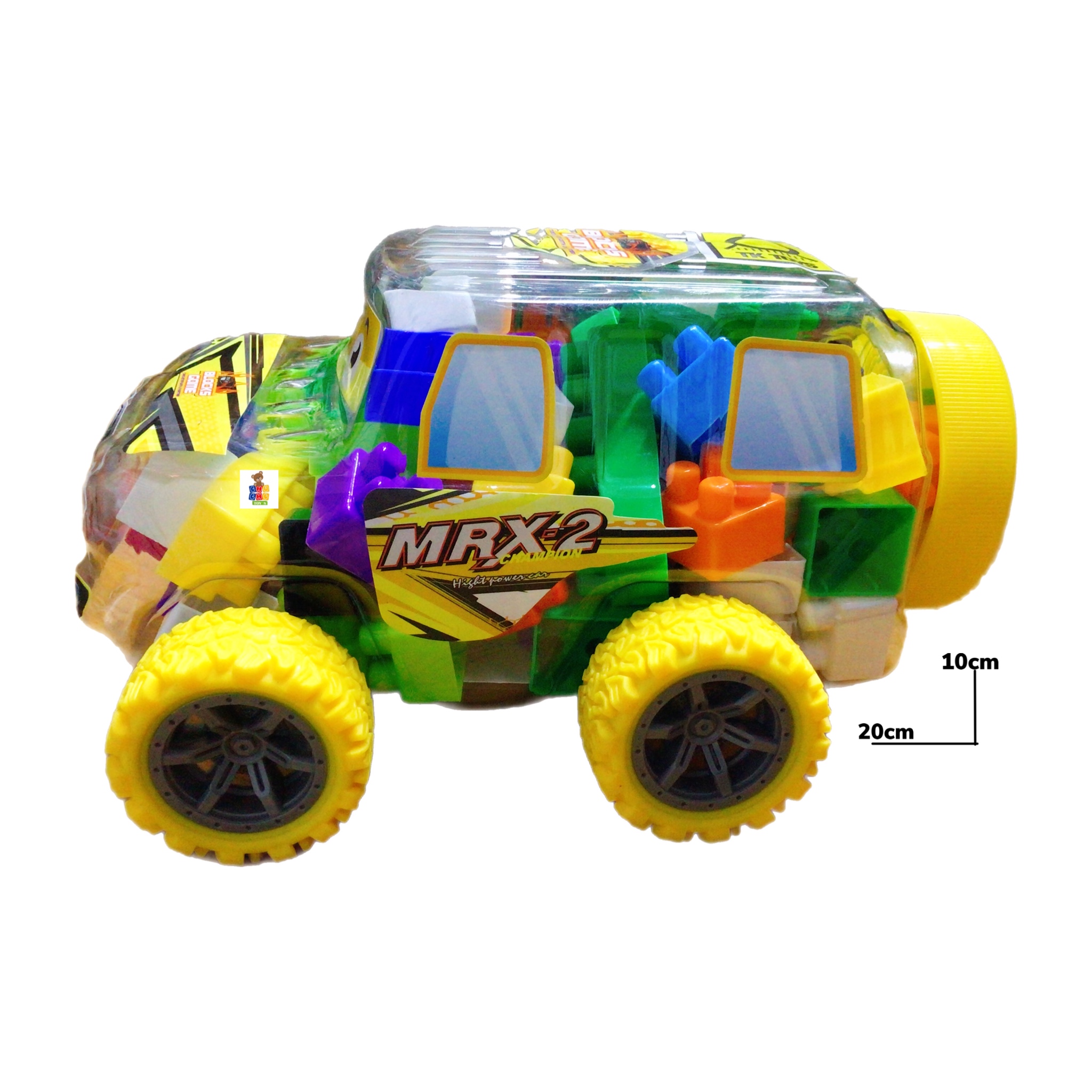 Camioneta Didáctica Con Fichas Juguete Blocks Game 100pz