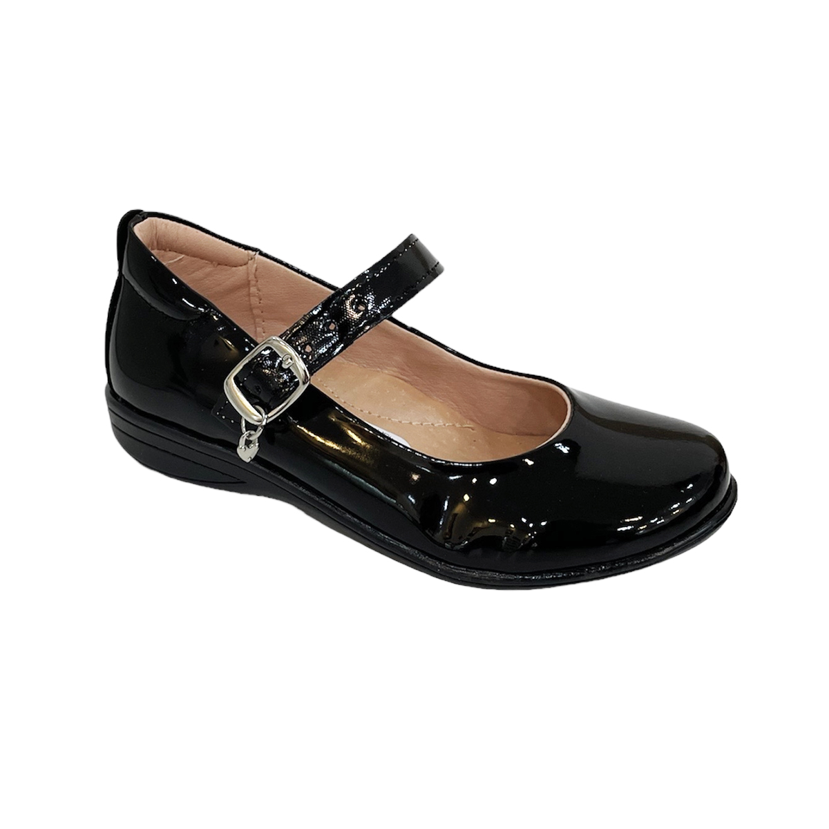 Zapato Escolar Niña Blasito Charol Piel Cómodos 18 Al 21.5 