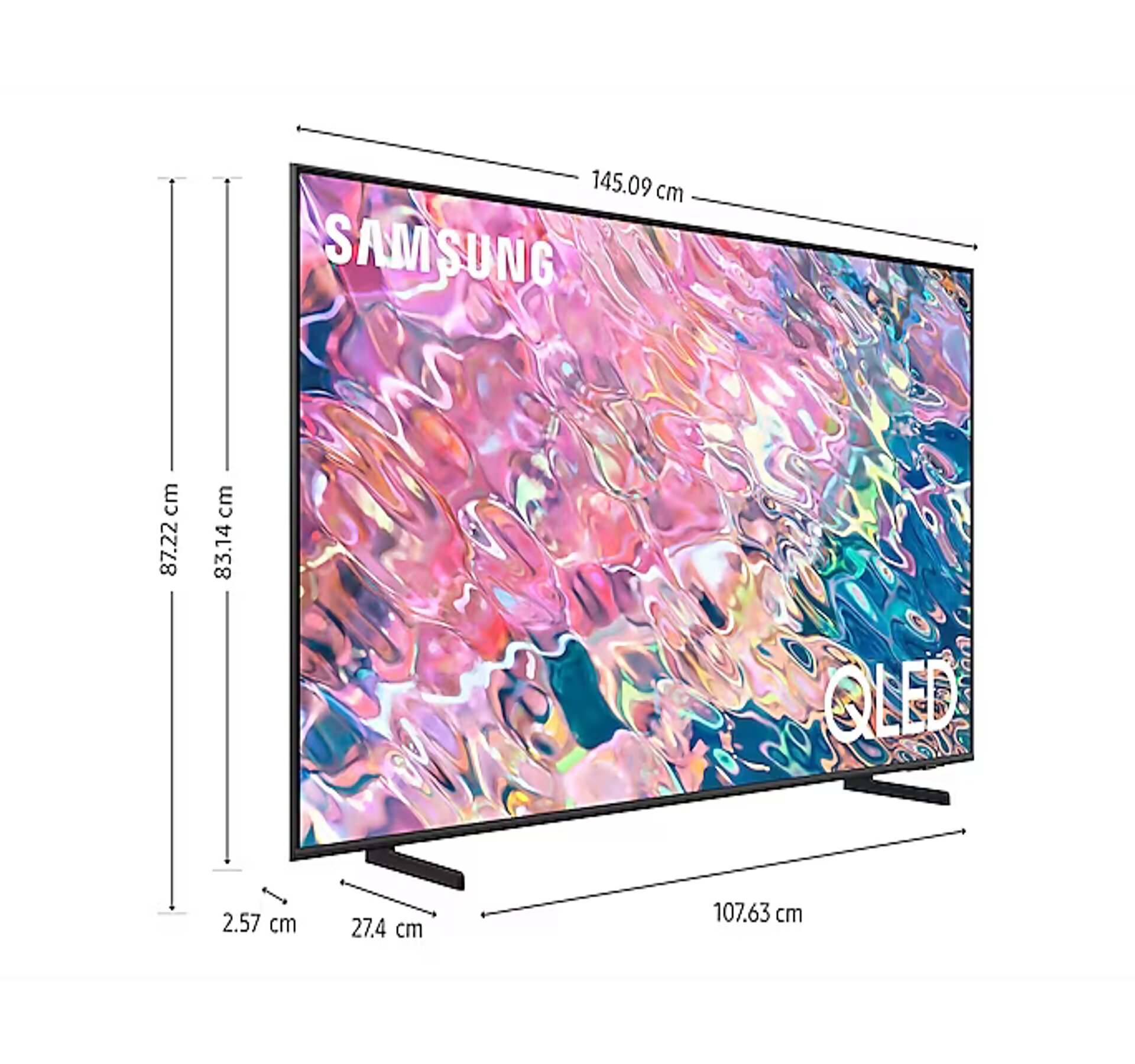 Televisom 65 QN65Q60BAF QLED 4K Smart TV Samsung