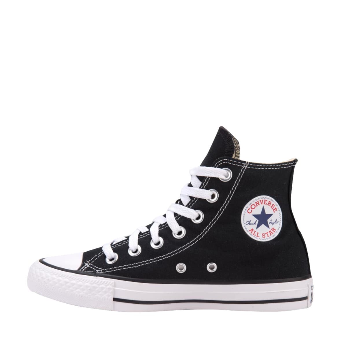 Tenis casual Chuck Taylor color negro unisex marca Converse mod