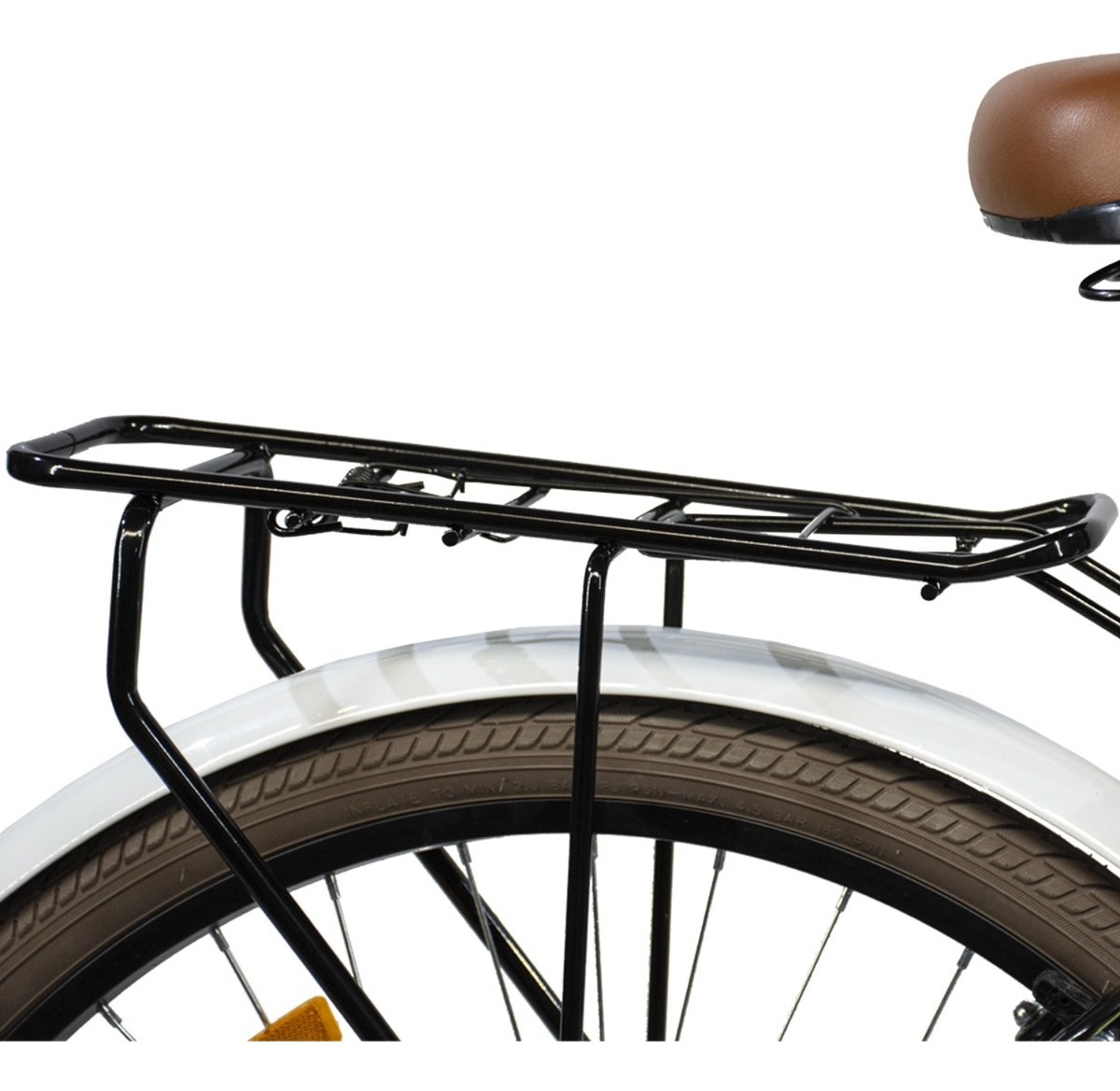 Bicicleta Urbana Vintage R26 7v Frenos V-brakes Con Canasta