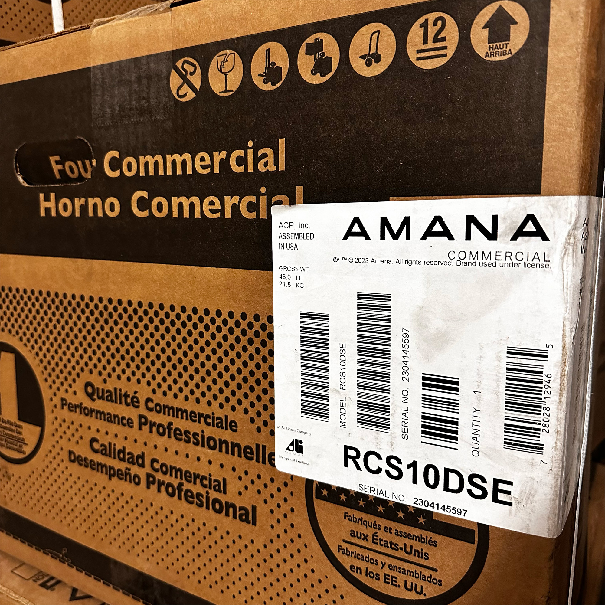 Hornos de Microondas Industriales Amana RCS10DSE