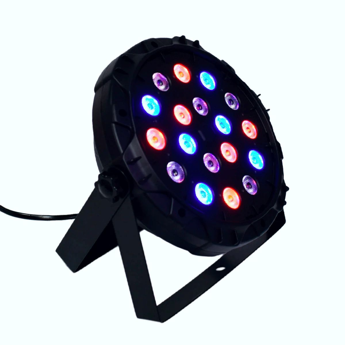 Cañón De Leds Rgb Audiorítmico Dmx Multicolor 18x1   