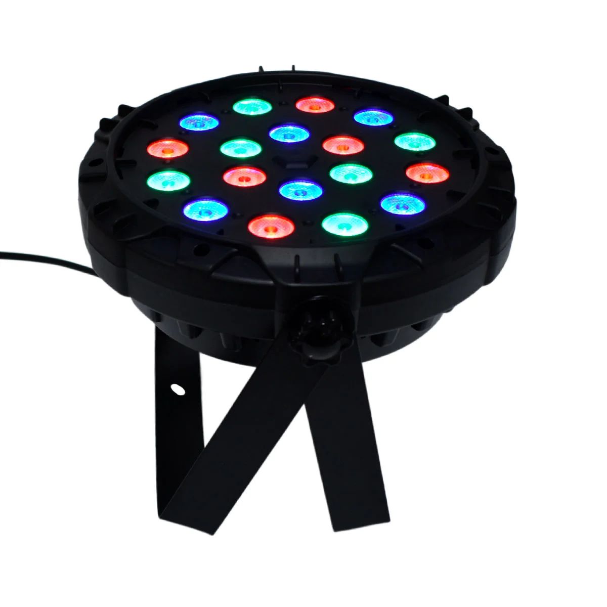 Cañón De Leds Rgb Audiorítmico Dmx Multicolor 18x1   