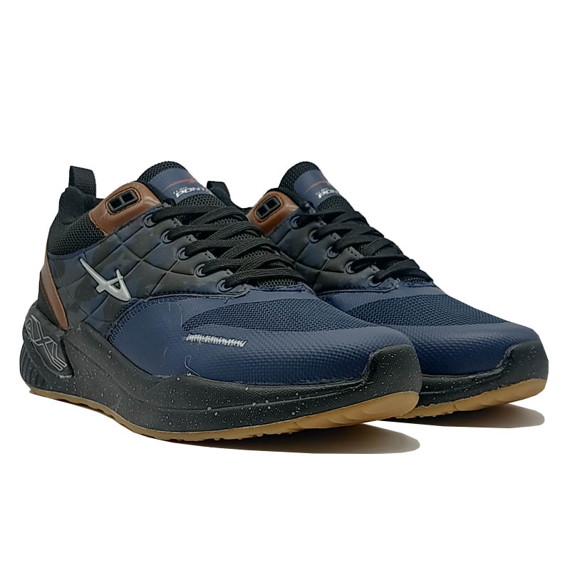 Tenis Pontiac 450 Azul Marino Café Deportivos Hombre Correr Ejercicio Gym Running
