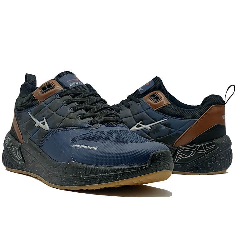Tenis Pontiac 450 Azul Marino Café Deportivos Hombre Correr Ejercicio Gym Running