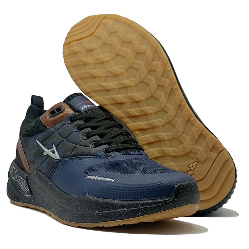 Tenis Pontiac 450 Azul Marino Café Deportivos Hombre Correr Ejercicio Gym Running