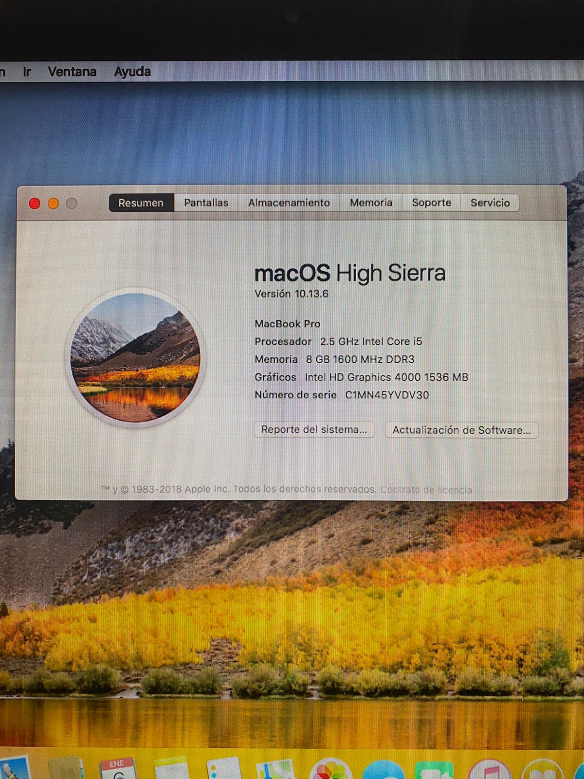 Laptop Macbook Pro 9 A1278 2012 Core I5 4gb Ram 500gb Hd Cam