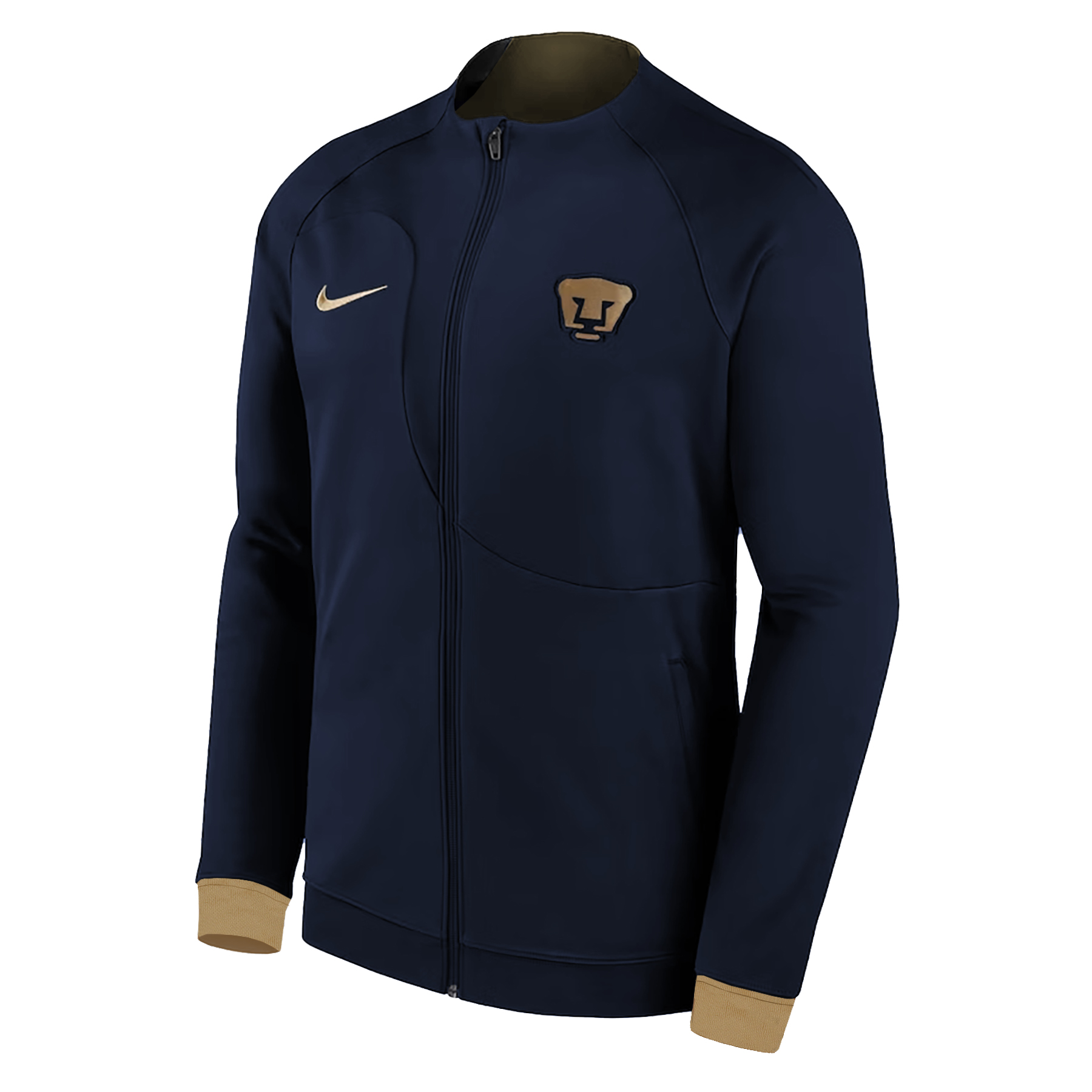 Chamarra Nike Academy Pro Pumas UNAM - Azul y Oro
