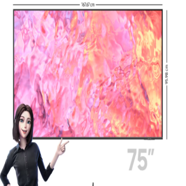 Smart Tv Samsung de 75 pulgadas 4K  tecnología QLED Reacondicionado