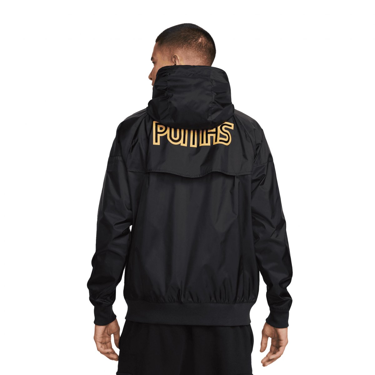 Chamarra Nike PUMAS UNAM Windrunner Rompevientos Negra.