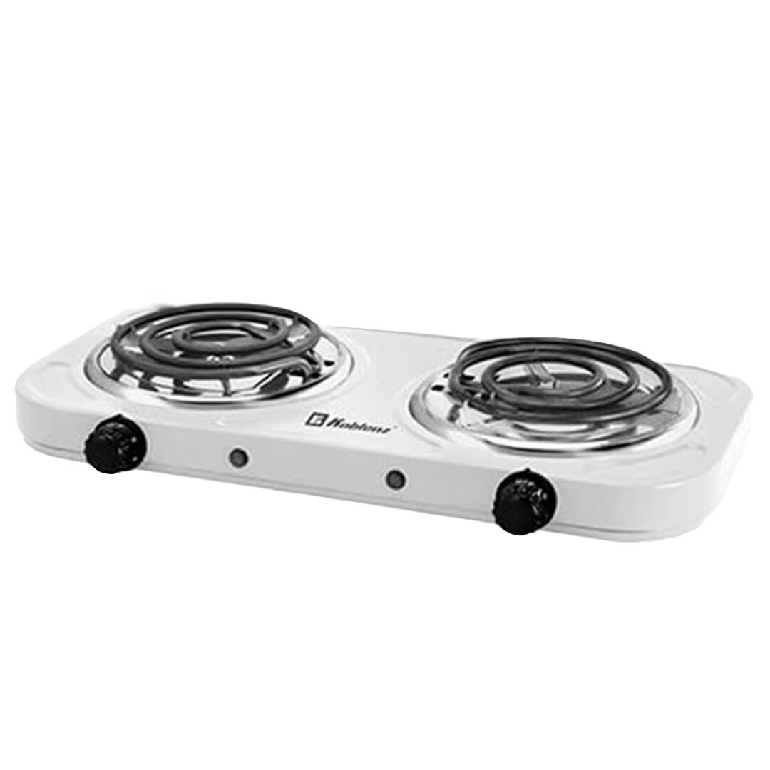 Parrilla Koblenz 2 Quemadores Espiral Blanca