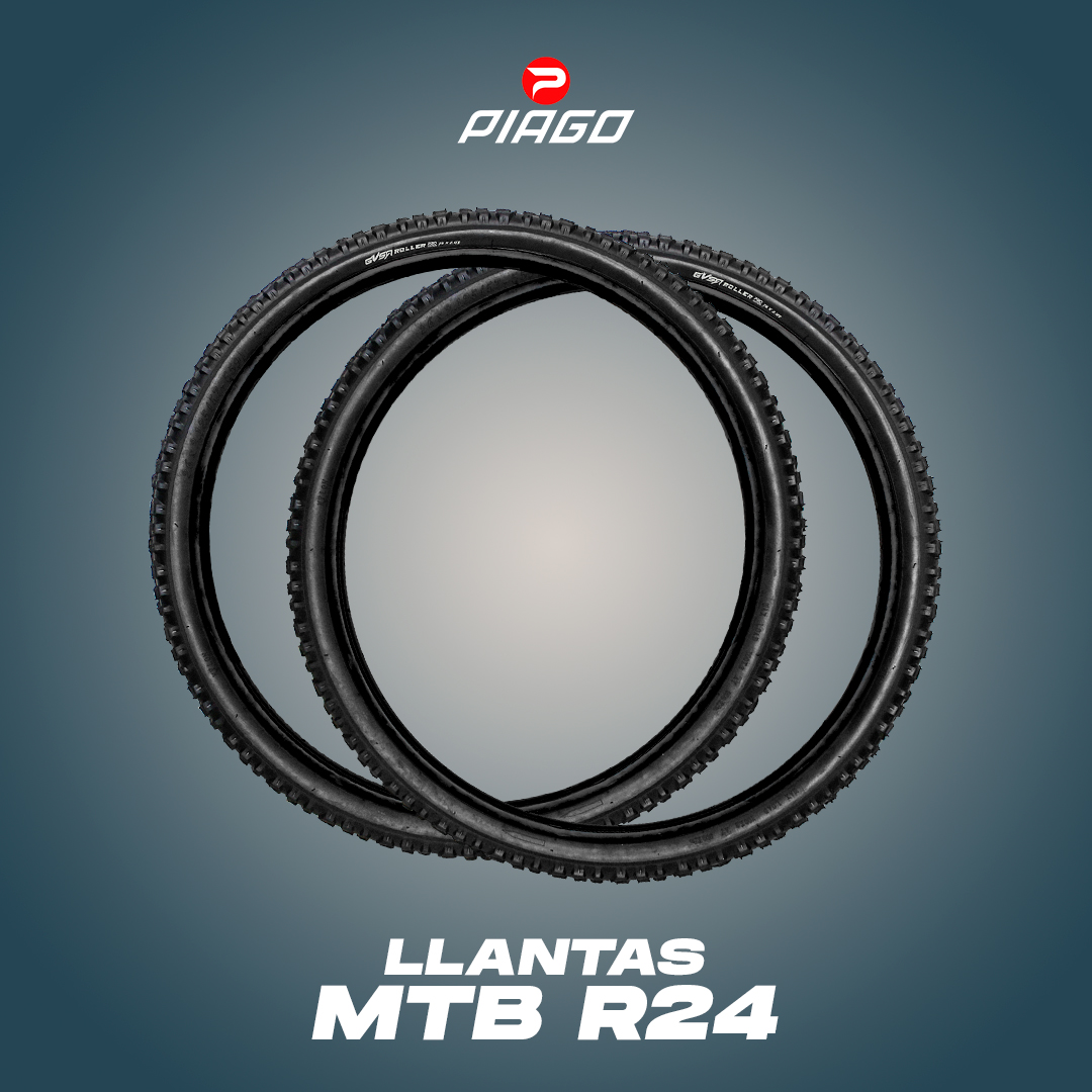 Par De Llantas Mtb Para Bicicleta Roller Montaña R24x2.125