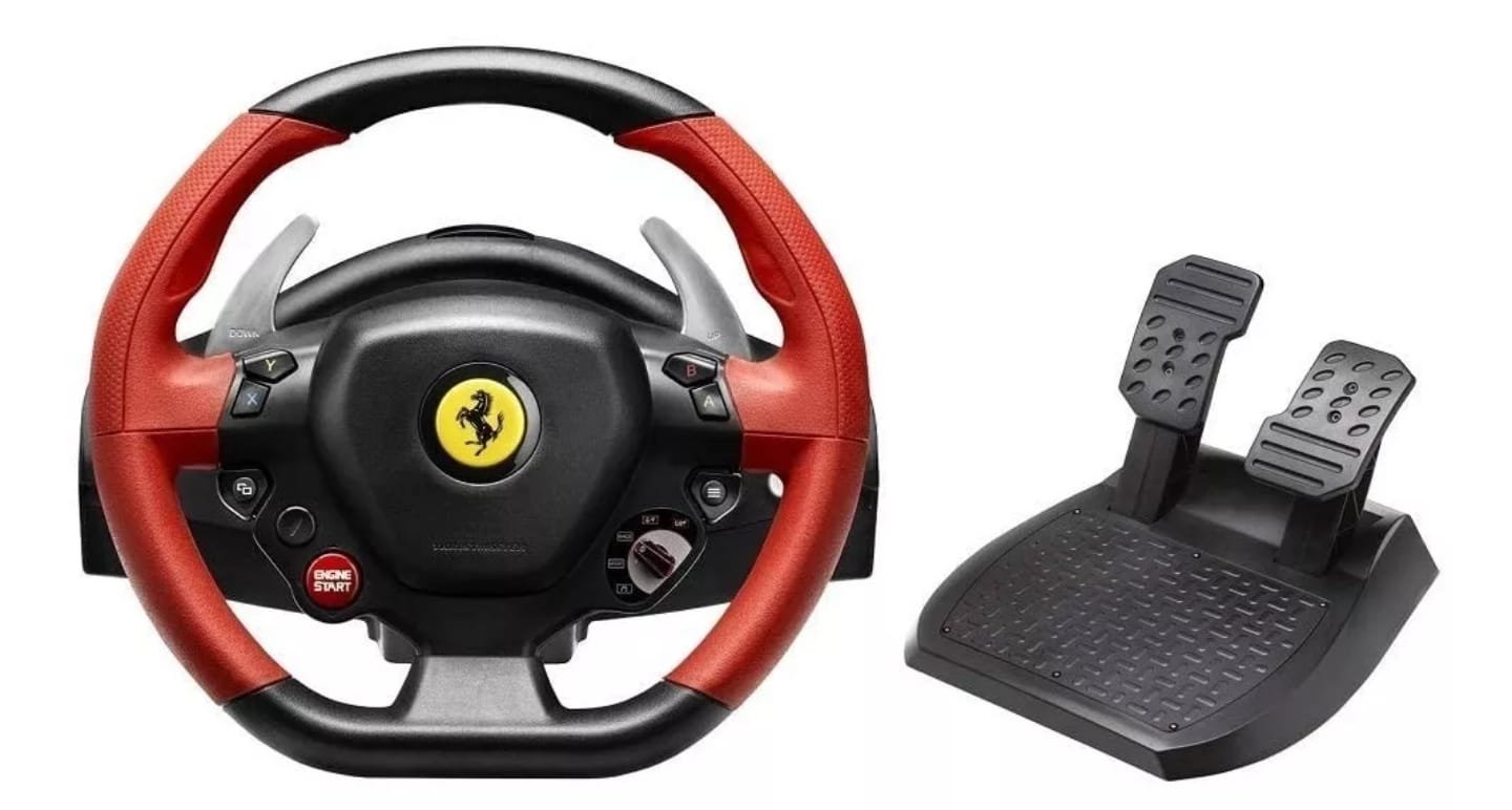 Thrustmaster Volante Simulador Ferrari 458 Spider Racing Para Xbox One