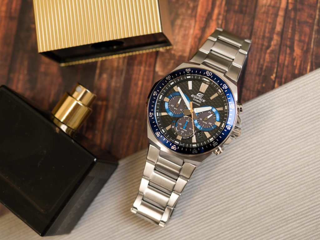 Reloj para Hombre Casio Edifice Efs-s600d-1a2 Solar Acero inoxidable cristal de Zafiro