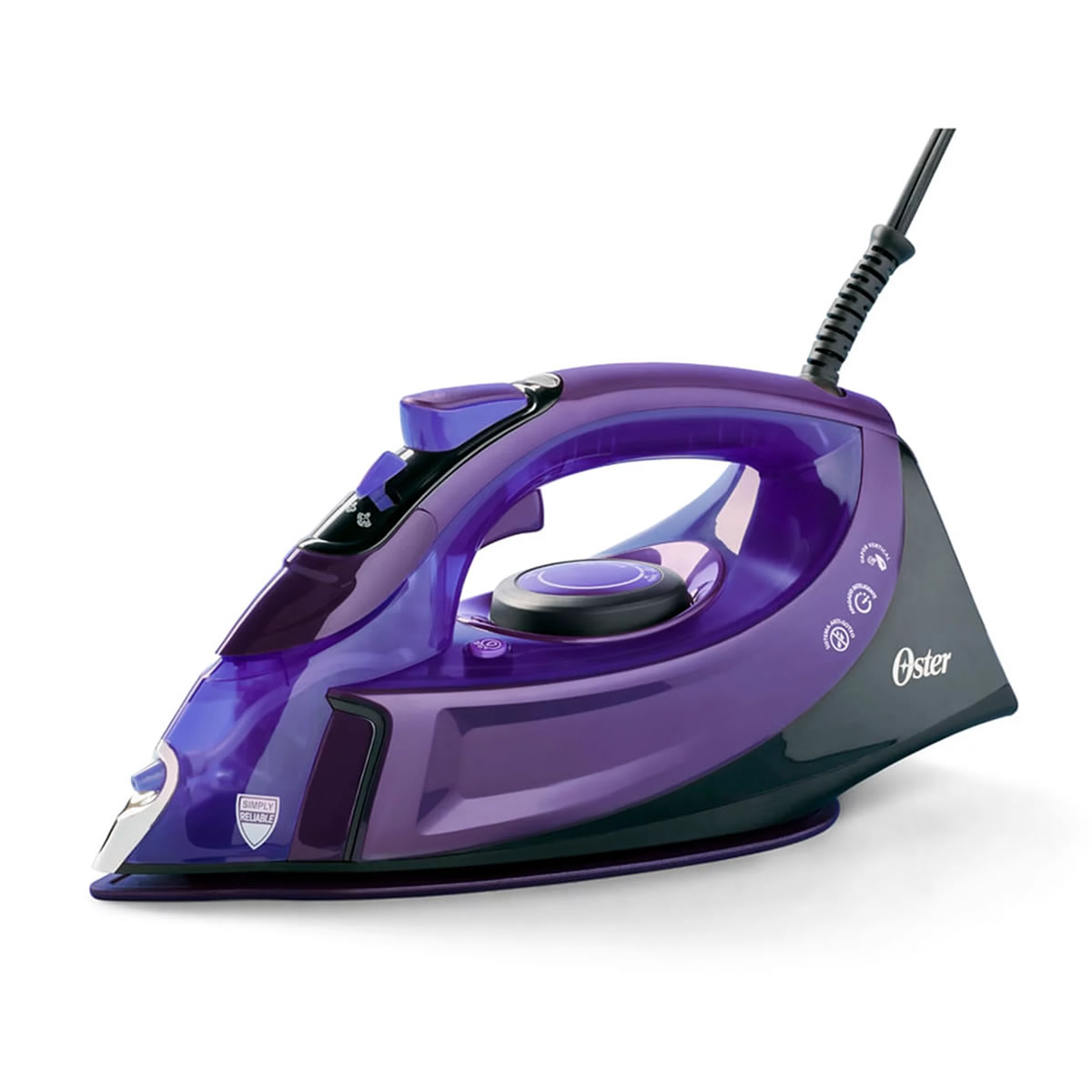 Plancha De Vapor Oster GCSTCS-400-013 Suela De Cerámica - Morado
