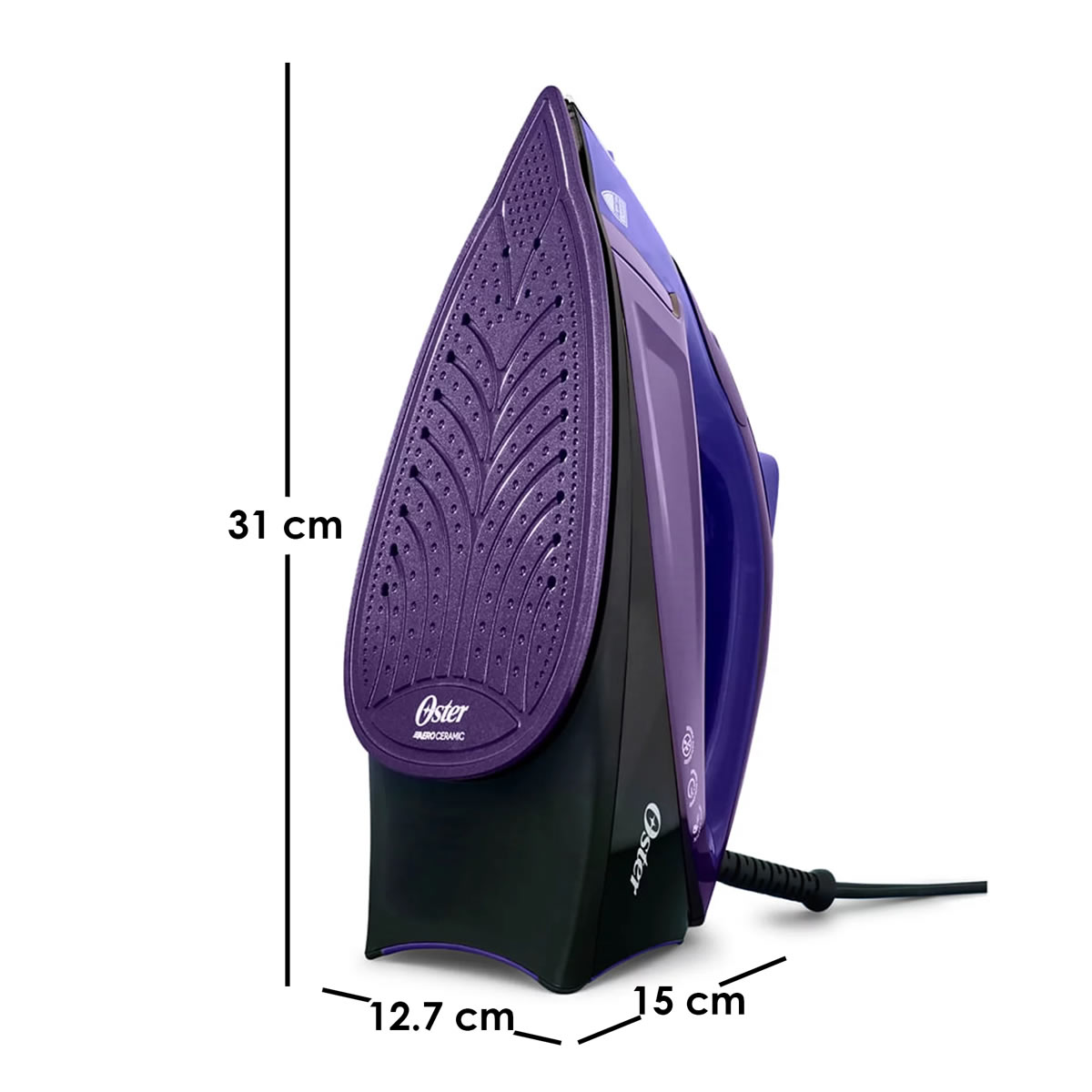 Plancha De Vapor Oster GCSTCS-400-013 Suela De Cerámica - Morado