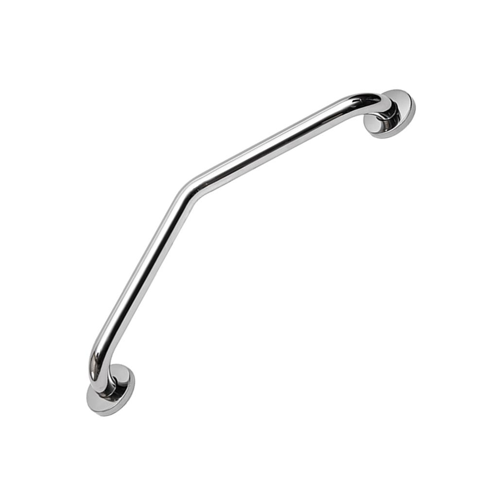 BARRA APOYO CURVA 52CM ACERO INOXIDABLE PARA BAÑOS Y ADULTOS MAYORES