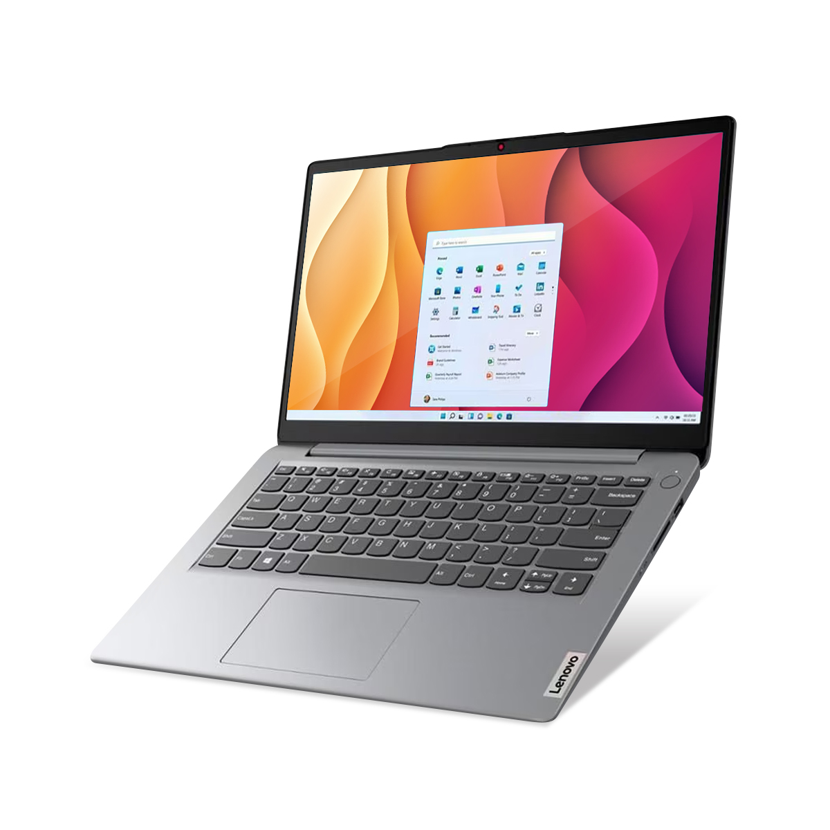 Combo Laptop Lenovo Ideadpad 1 14IGL7 Intel Pentium Silver-N5030 4GB 128GB emmc 14Pulg HD W11H Cloud Grey + Audìfonos