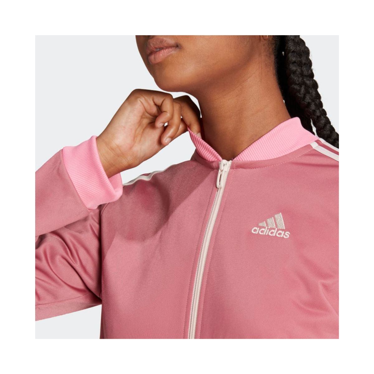 Conjunto Deportivo Adidas Essentials 3 Franjas Para Mujer HR4910