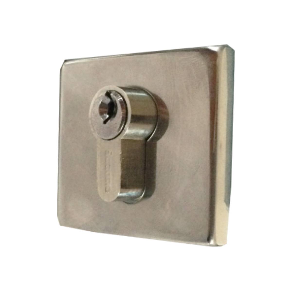 Cerradura Residencial Cuadrada Con Manija Acero Inox Soprano