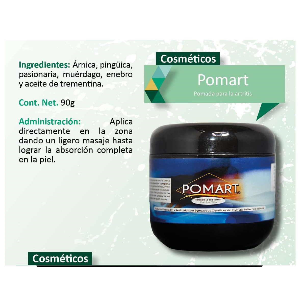 POMART Pomada con árnica