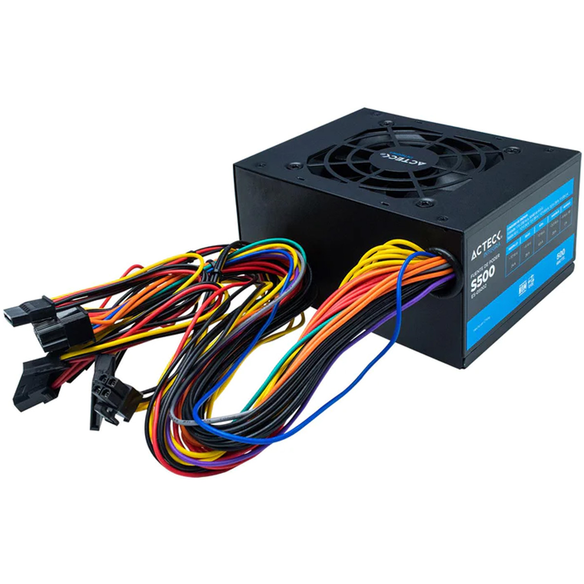 Fuente de Poder para PC 500W ACTECK SFX FS500 Micro ATX Negro