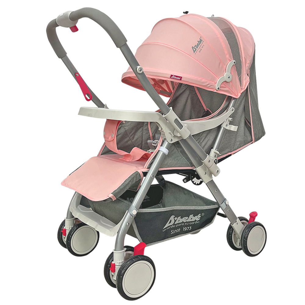 Carriola D Bebe mango reversible Baby BM Rosa END10**.