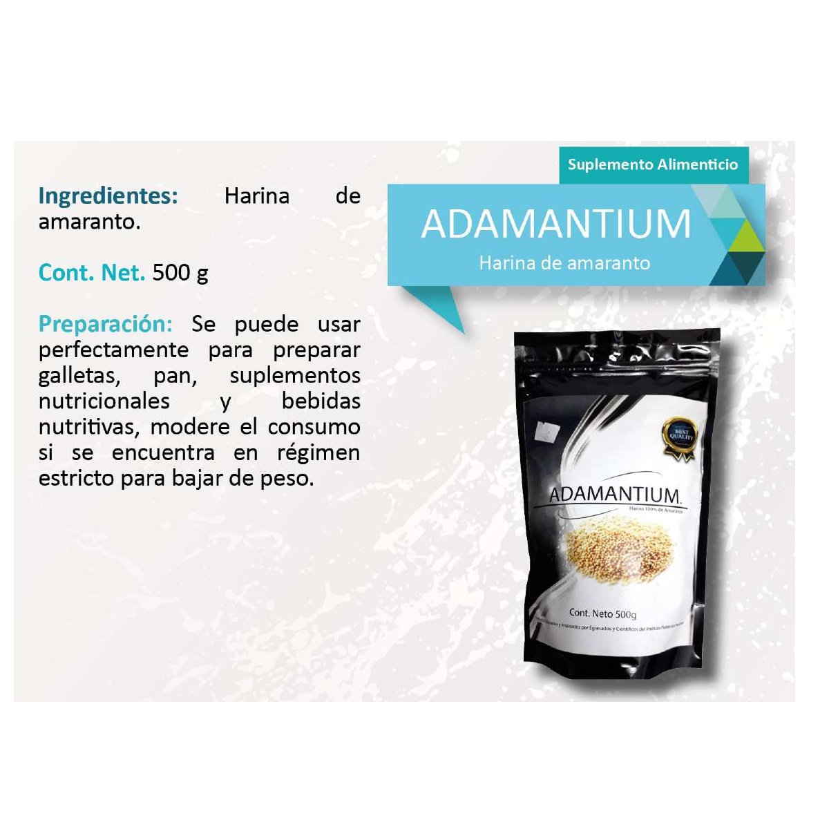ADAMANTIUM Harina de amaranto