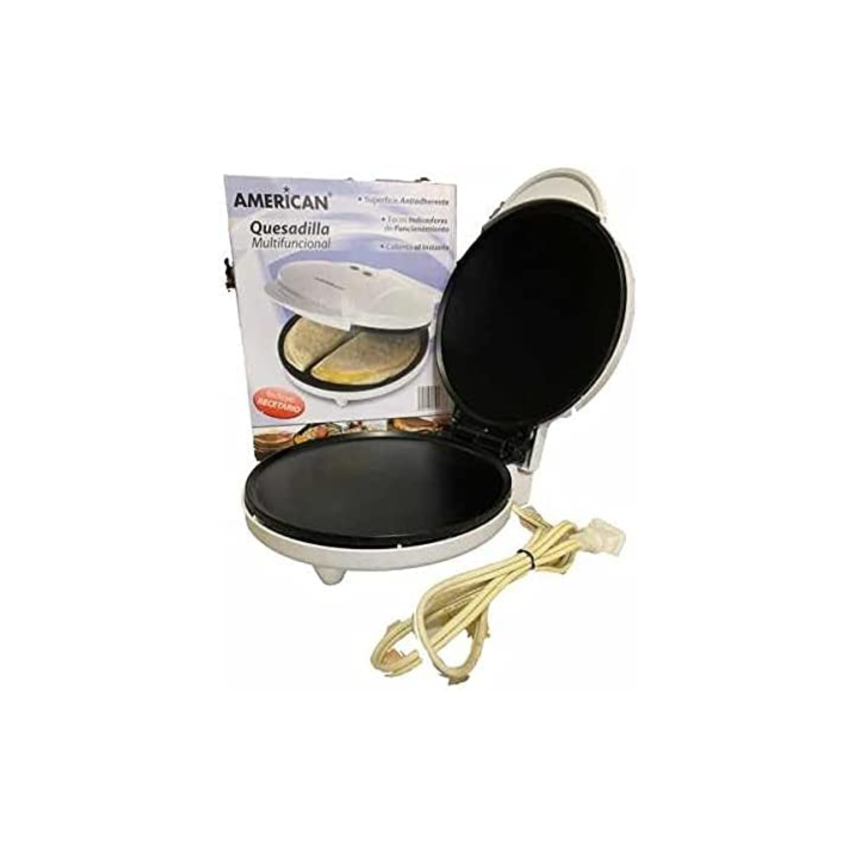 American 9988 Quesadillera Maker, Color Blanco