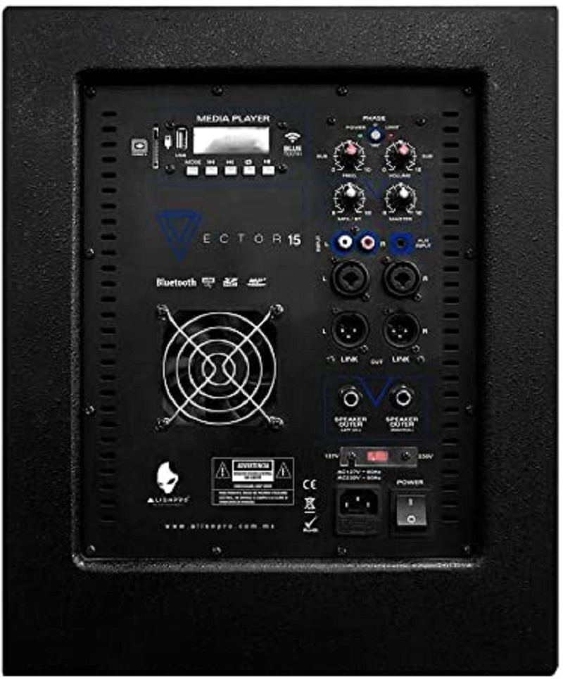 Sistema De Audio Lineal Alien pro Vector De 15 Pulgadas 450 W
