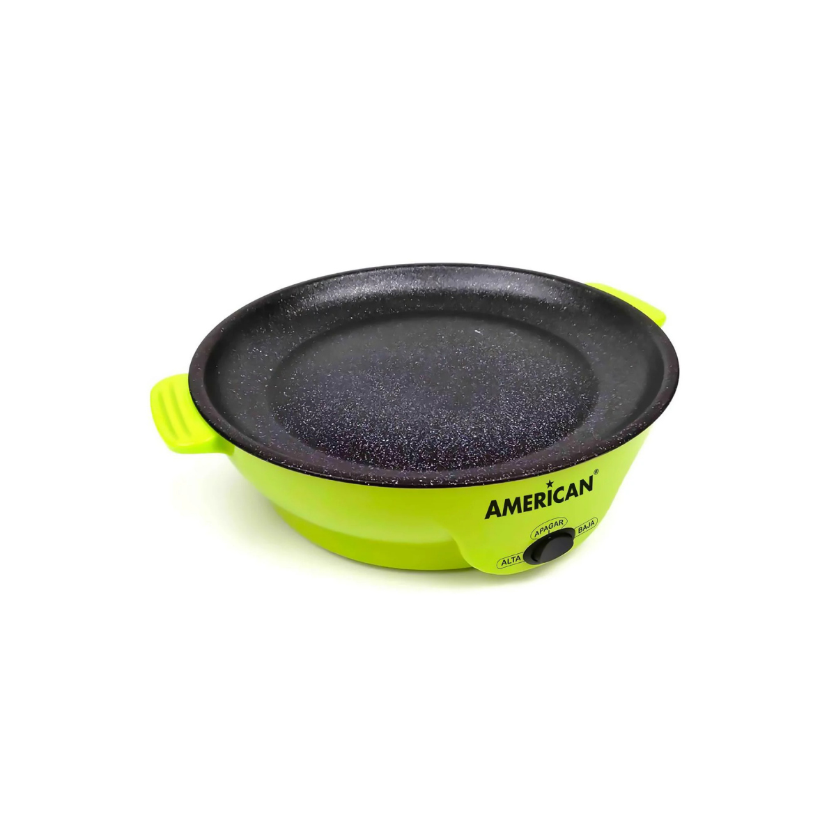 American 6022 Parrilla Comal Eléctrico Antiadherente, Color Verde.