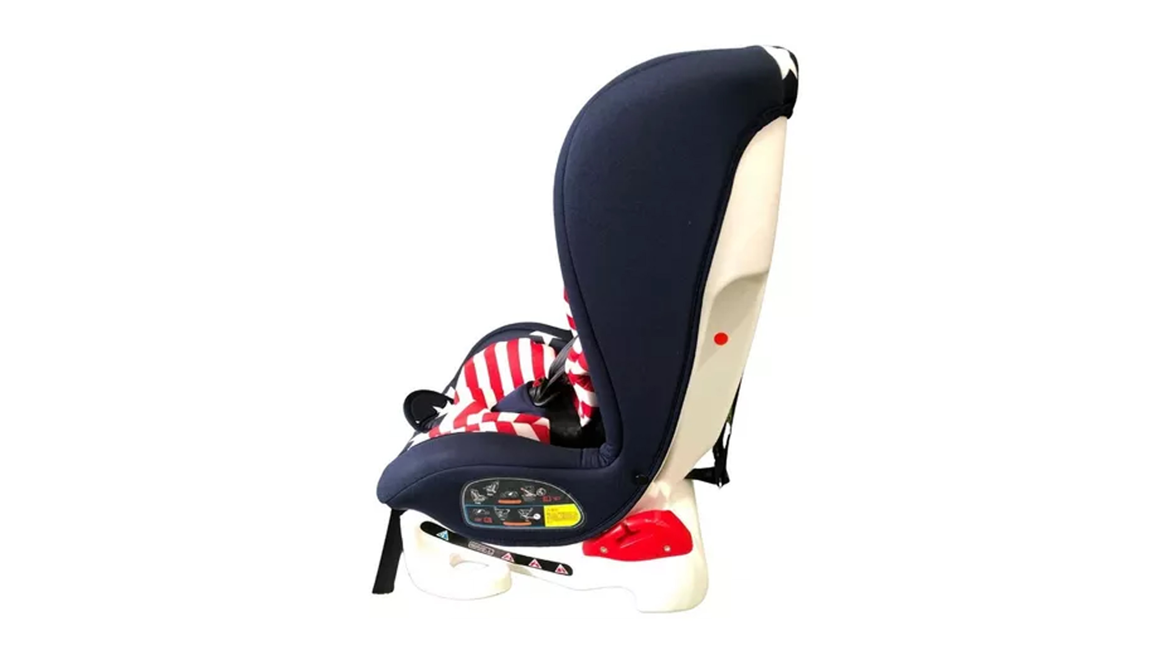 Autoasiento Para Carro Compraymas Porta Bebe Auto Silla Azul con Rojo