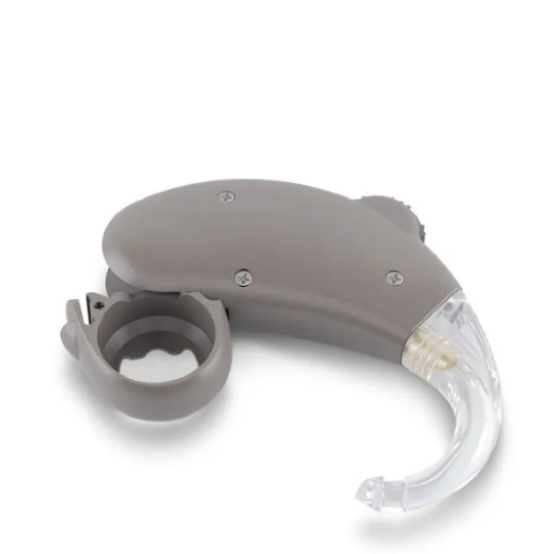 Auxiliar auditivo para pérdida ligera a moderada con oliva en tres diferentes tamaños para ajustar adecuadamente