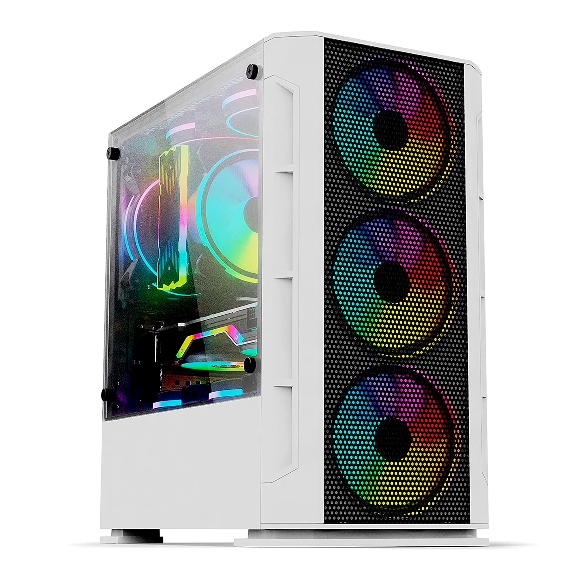 Gabinete Yeyian Haizen 2500 ATX, Cristal Templado, sin Fuente, Blanco