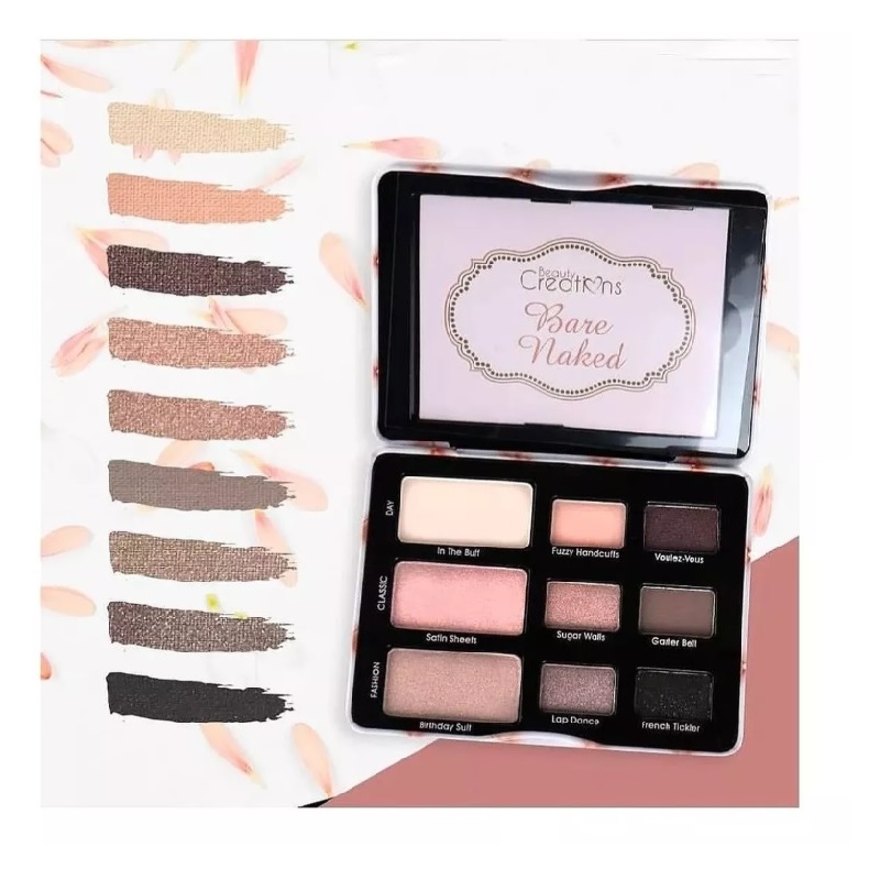 Paleta De Sombras Bare Naked Beauty Creations