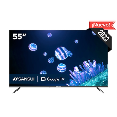 Pantalla SANSUI 55" 4K UHD SMX55VAUG Google TV Smart