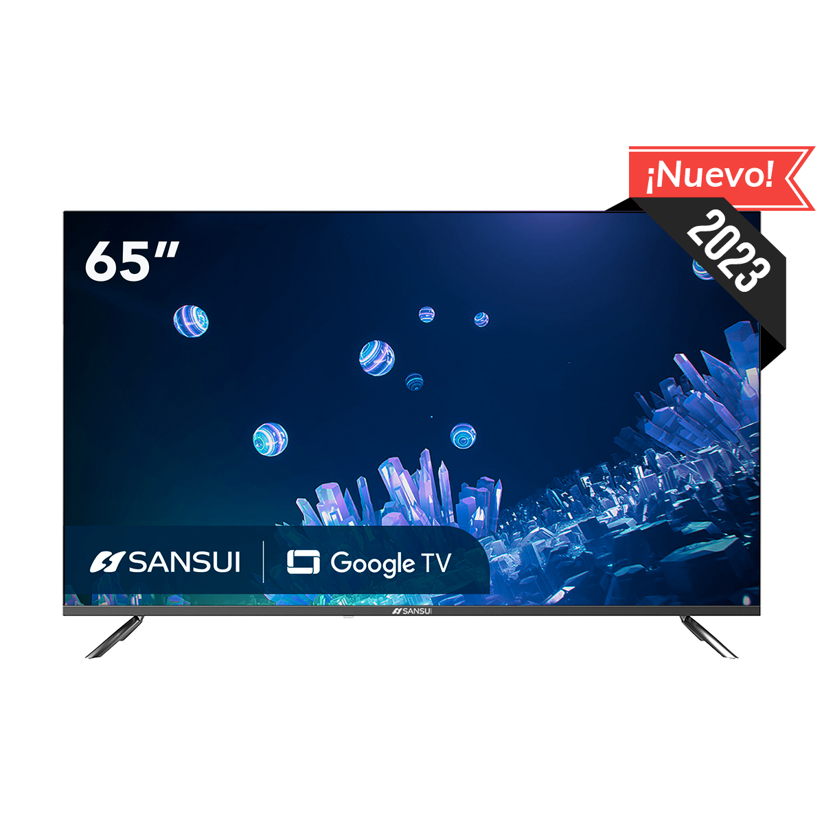 Pantalla SANSUI 65" 4K, UHD, Smart, Google TV SMX65VAUG