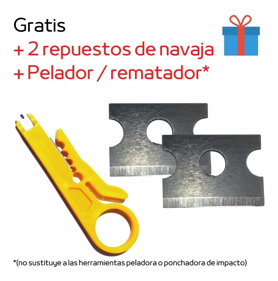 Pinza Ponchadora Plug Rj45 Rj11 Rj9 +pelador Rematador Jacks