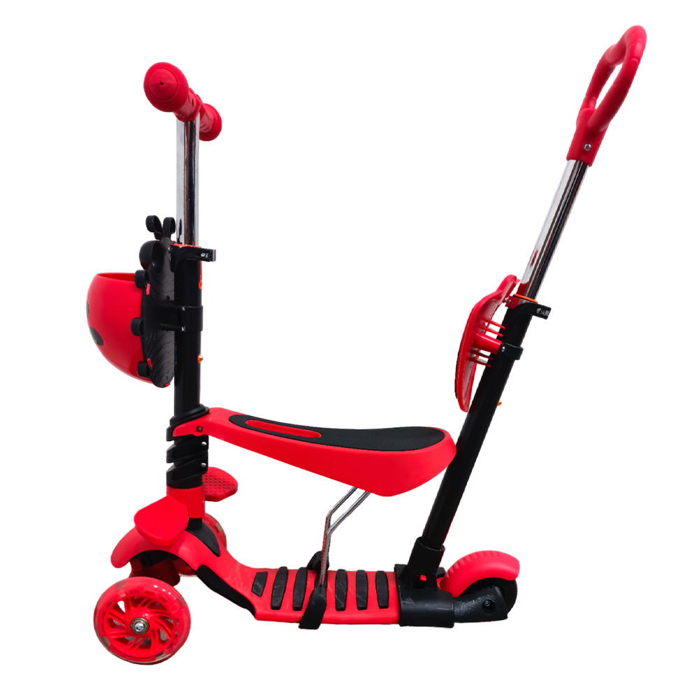 Scooter Patín para Niños Catarina 5 En 1 Rojo BM Toys