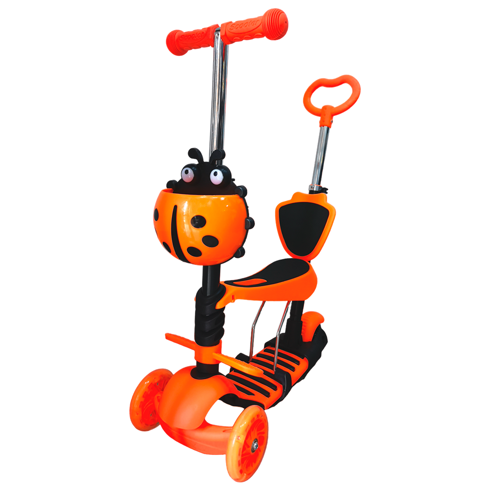 Scooter Patín para Niños Catarina 5 En 1 Naranja BM Toys