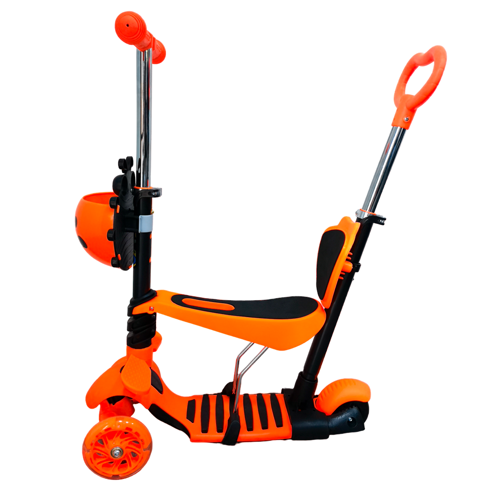 Scooter Patín para Niños Catarina 5 En 1 Naranja BM Toys