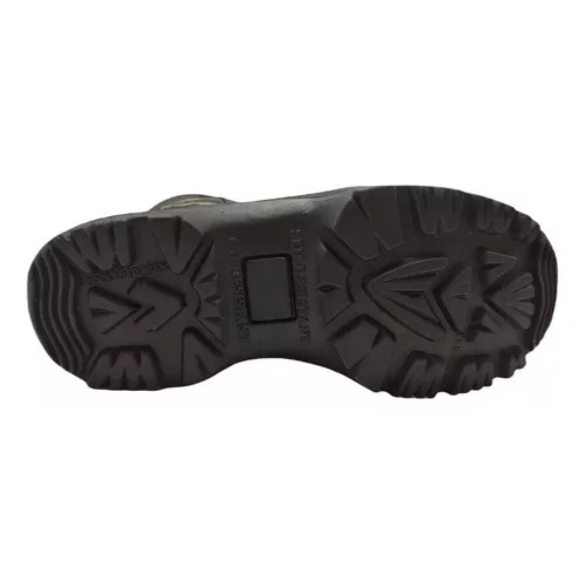 Bota Tactica de Piel Cosida para Gotcha Policía Vigilancia o Trabajo No Resbala 4050