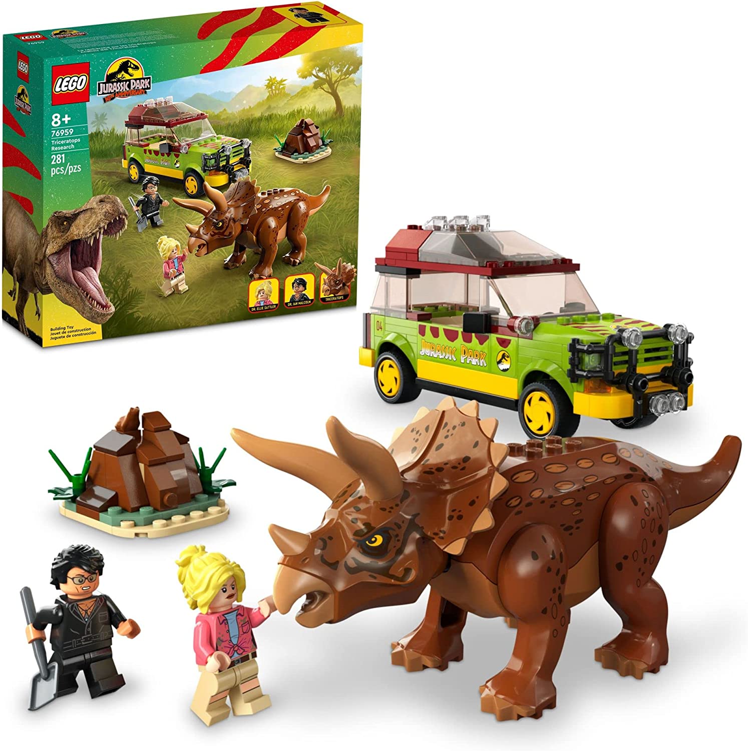 Lego Jurassic Park 76959 Análisis Del Triceratops