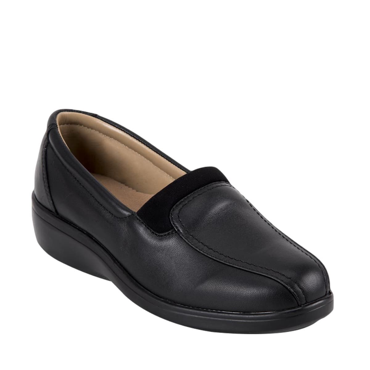 Choclos de piel Bio Shoes para mujer, de piel, color negro, mod. 824898