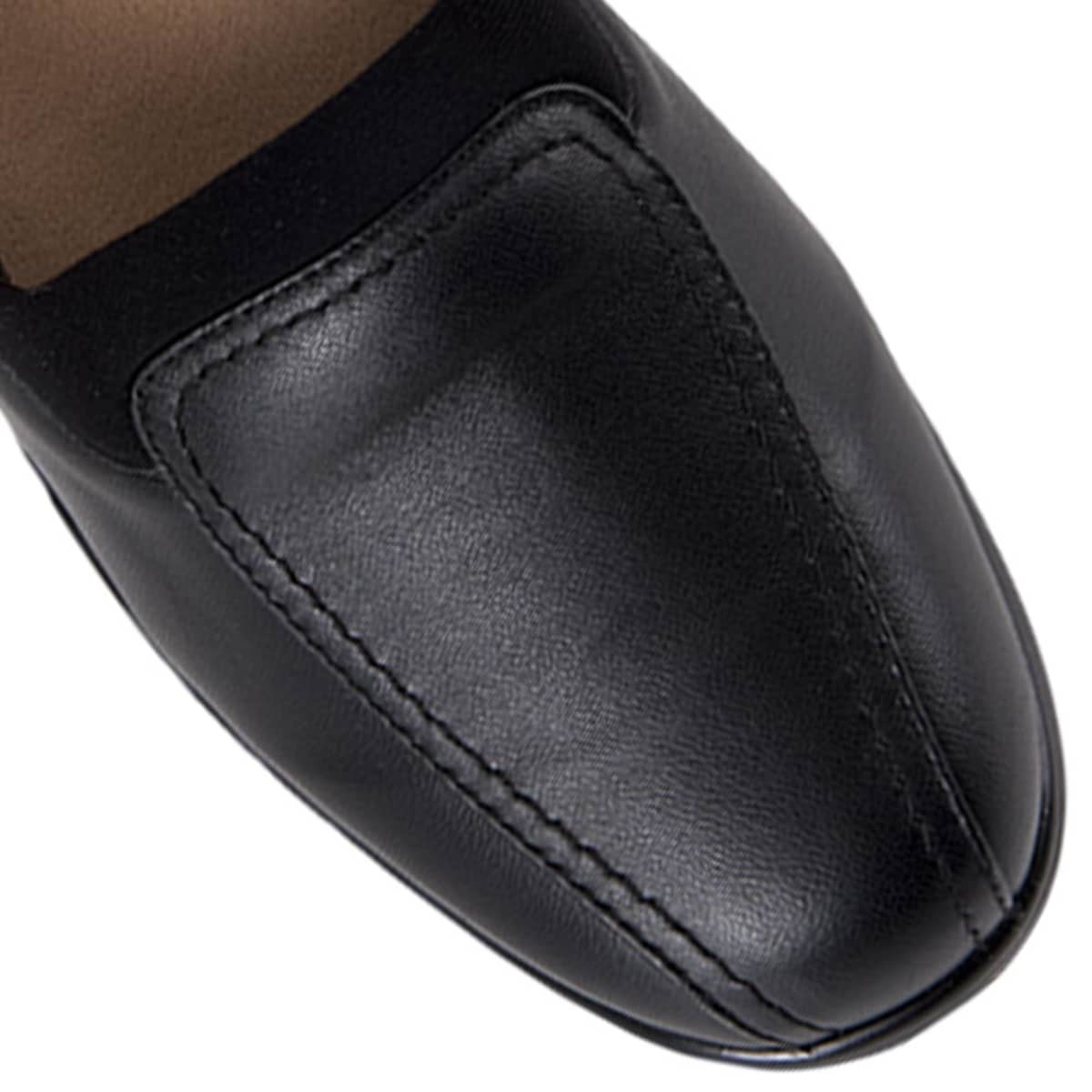 Choclos de piel Bio Shoes para mujer, de piel, color negro, mod. 824898