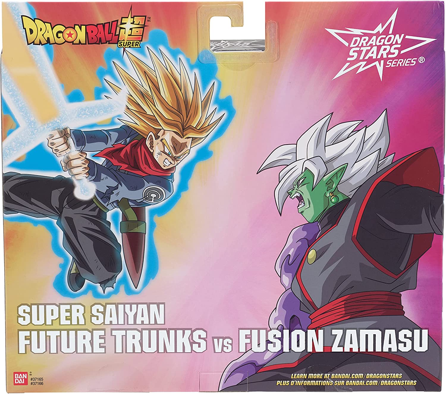 Future Trunks vs Fusion Zamasu Dragon Stars Super Battle Pack Figuras de 6.5" Originales de Bandai