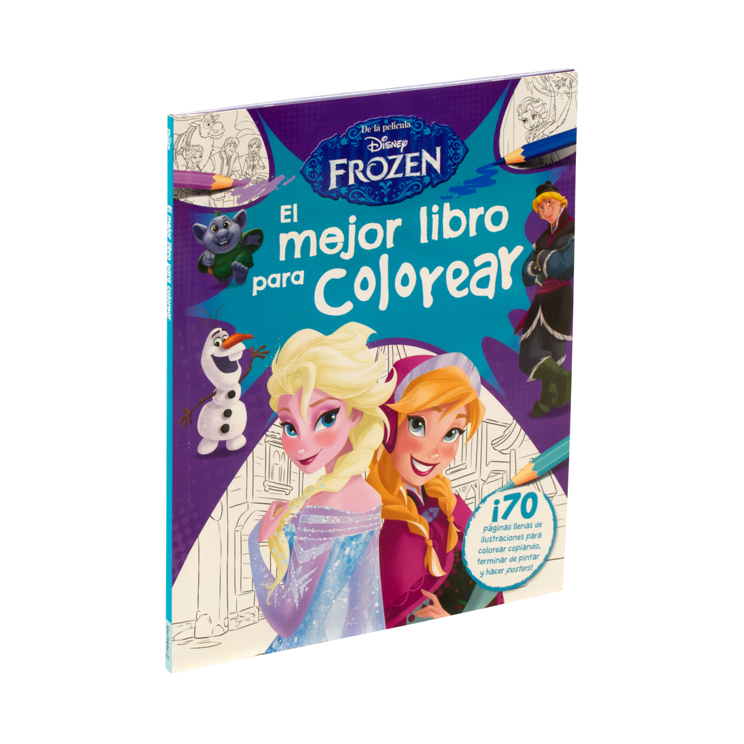 LIBRO INFANTIL CON ACTIVIDADES PARA COLOREAR: DISNEY FROZEN