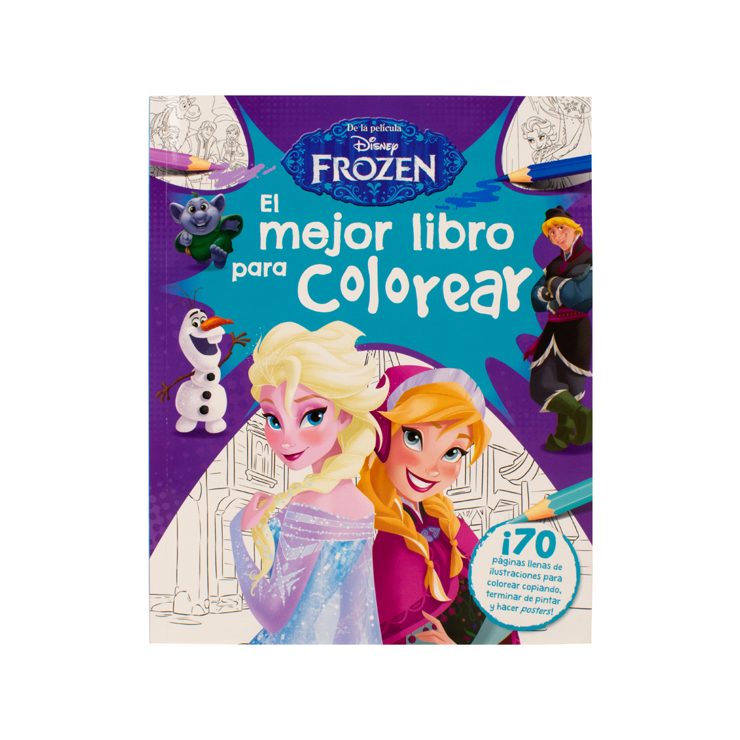 LIBRO INFANTIL CON ACTIVIDADES PARA COLOREAR: DISNEY FROZEN